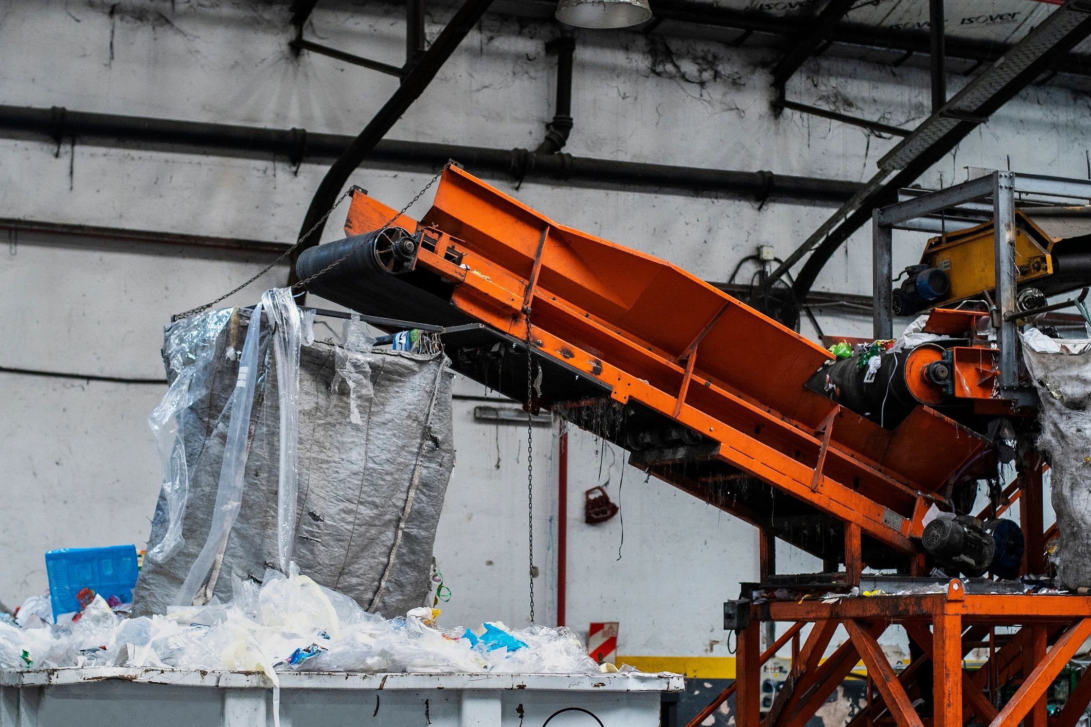 Industrial bin handling and waste container loading